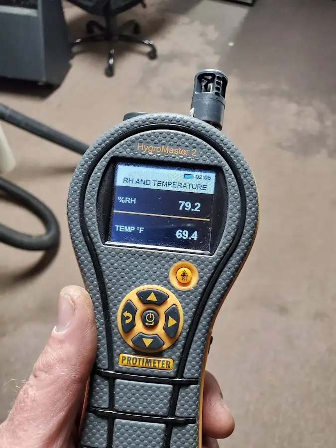 Moisture meter humidity assessment for Fire & Smoke Damage Restoration in Beverly
